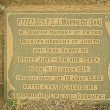 WAMPACH P.C.J. 1914-1953