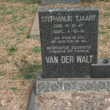 WALT Stephanus Tjaart, van der 1947-1981