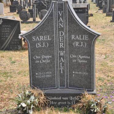 WALT S.J., van der 1928-2001 &amp; R.J. 1929-