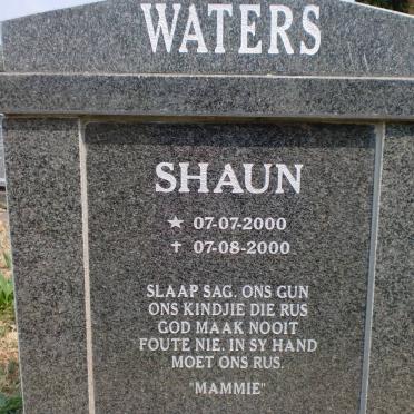 WATERS Shaun 2000-2000