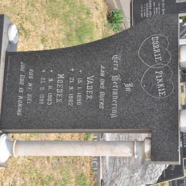 WATH Corrie, van der 1890-1982 &amp; Pikkie 1903-1988