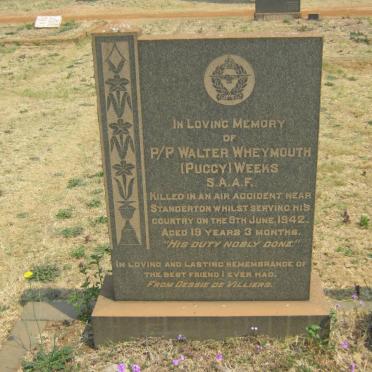 WEEKS Walter Wheymouth -1942