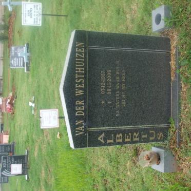 WESTHUIZEN Albertus, van der 1957-2008