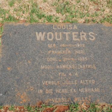 WOUTERS Louisa 1909-1995
