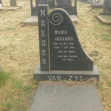 ZYL Maria Johanna, van 1919-1983