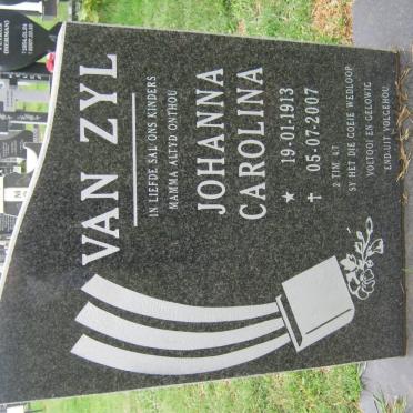 ZYL Johanna Carolina, van 1913-2007