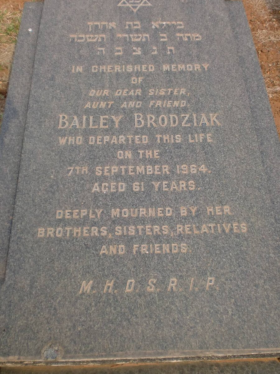 BRODZIAK Bailey -1964