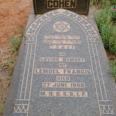 COHEN Lemuel Francis -1949