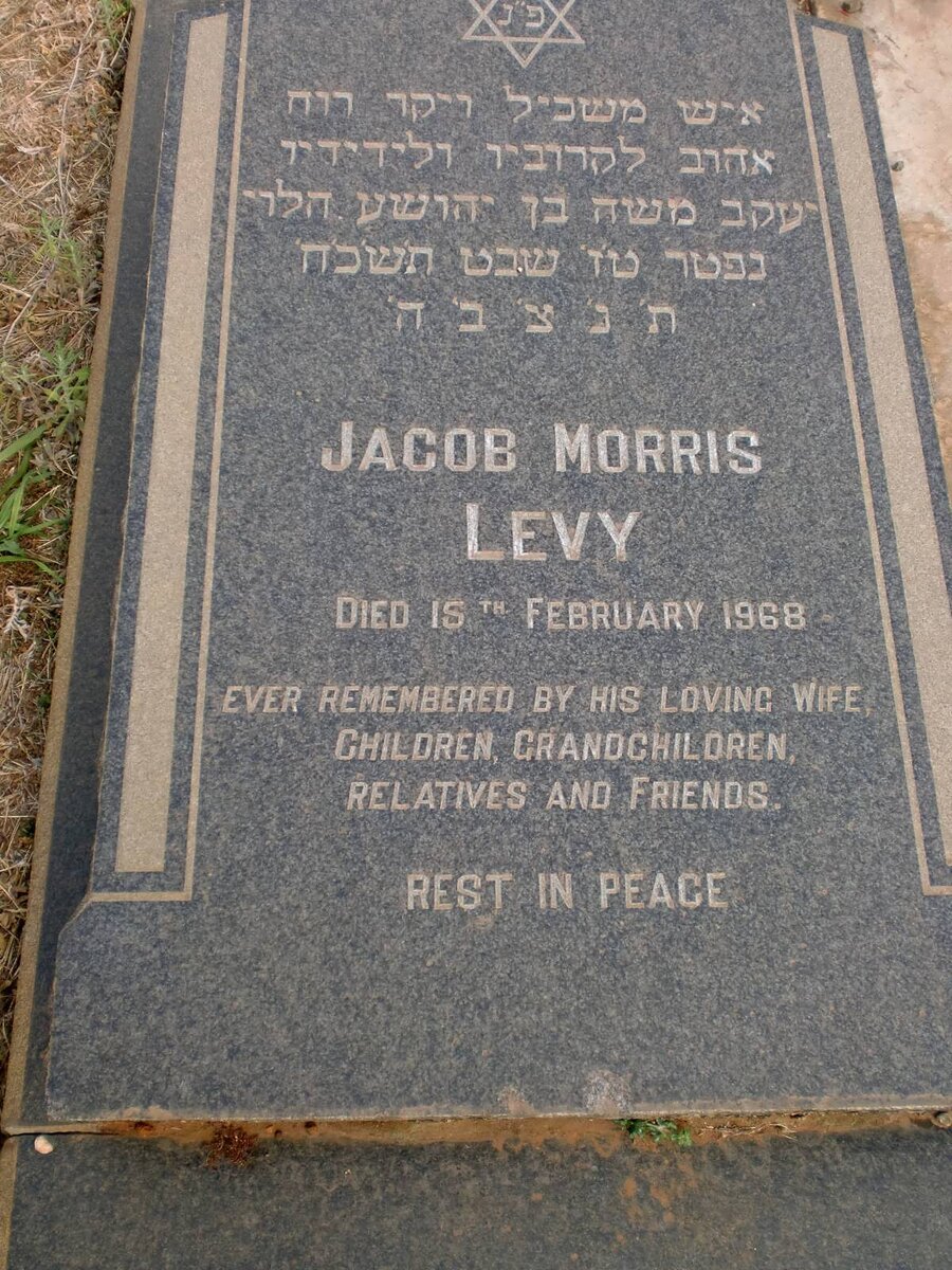 LEVY Jacob Morris -1968