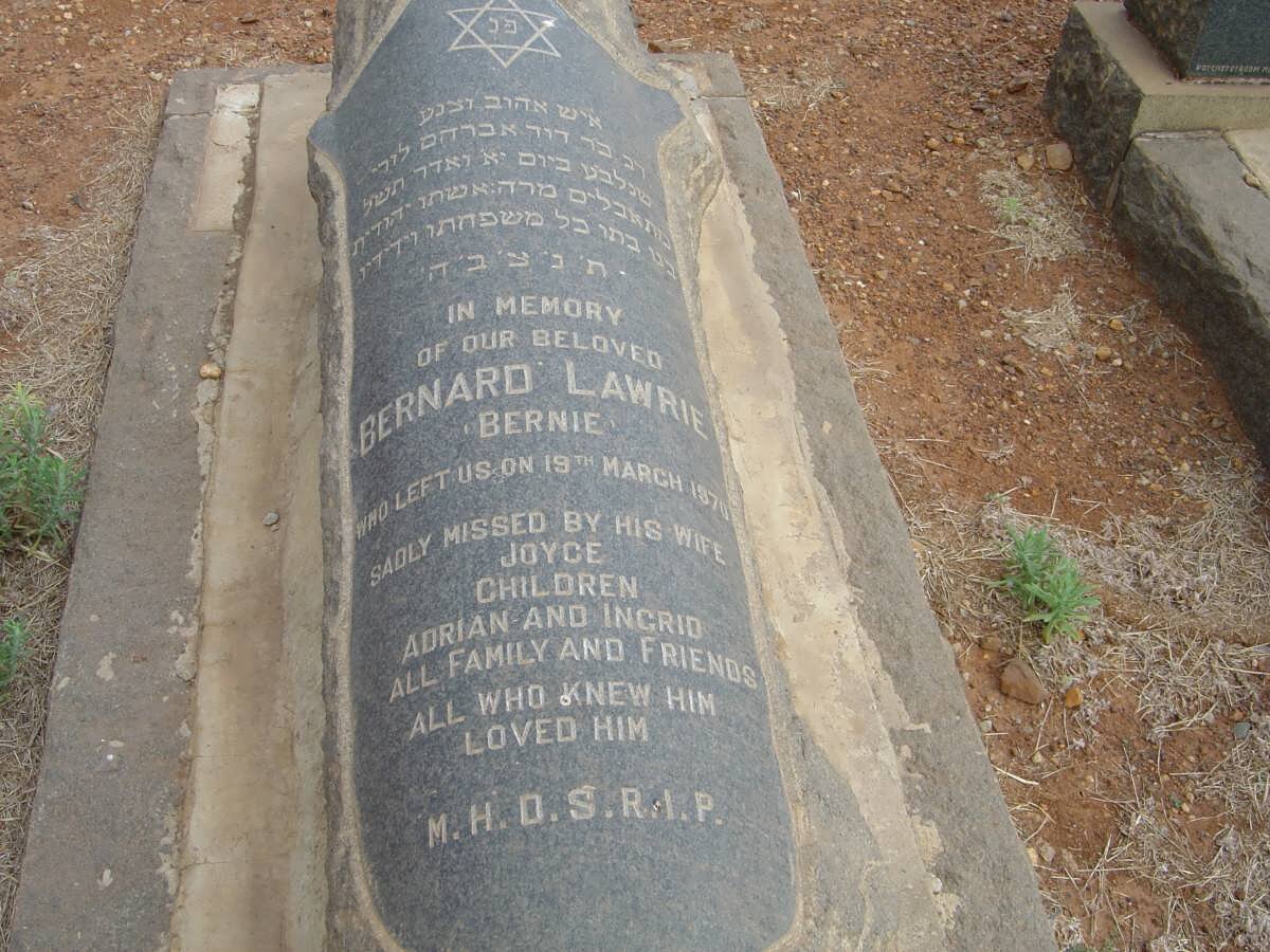 LAWRIE Bernard -1970