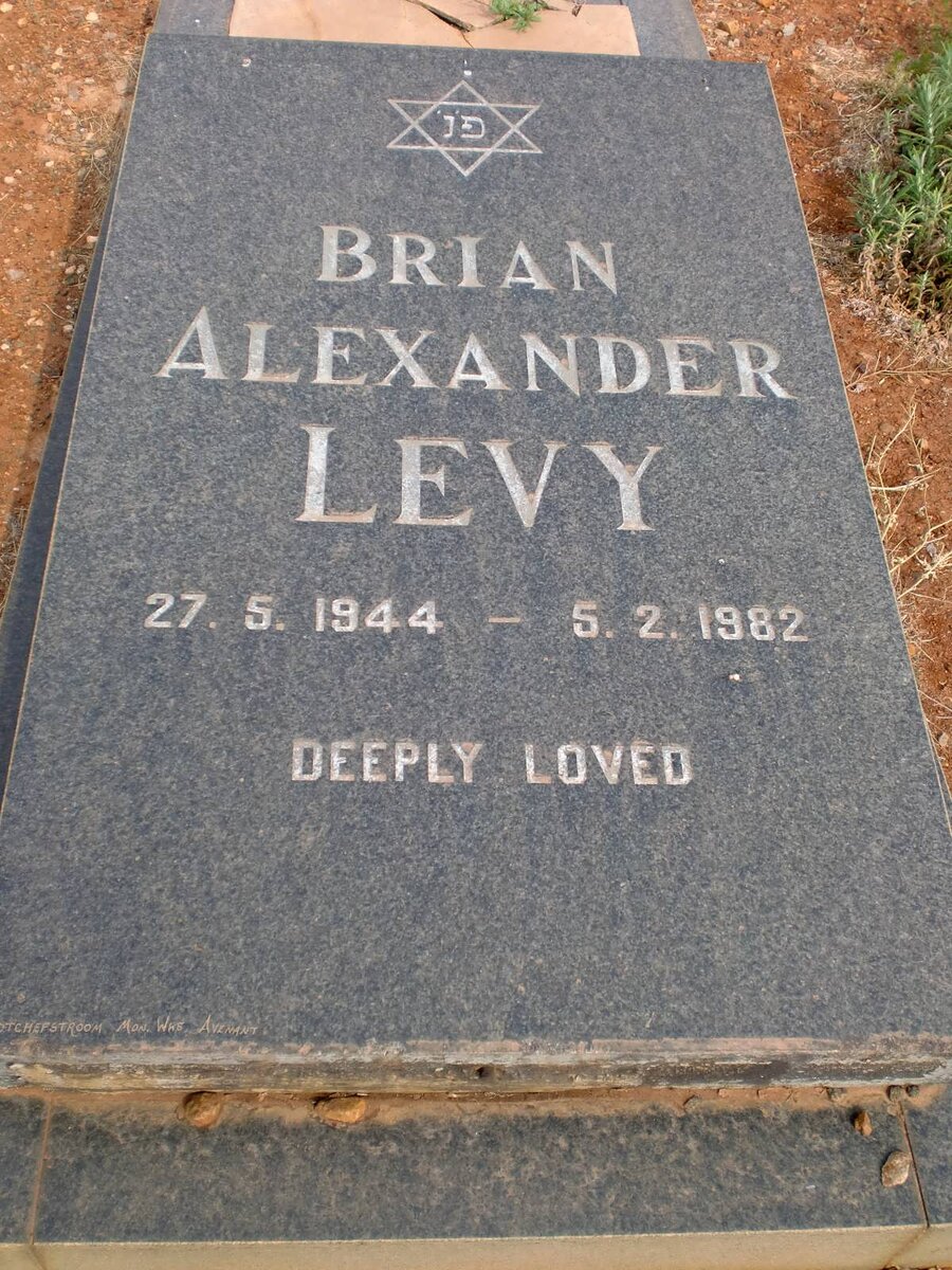 LEVY Brian Alexander 1944-1982
