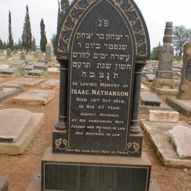 NATHANSON Isaac -1918