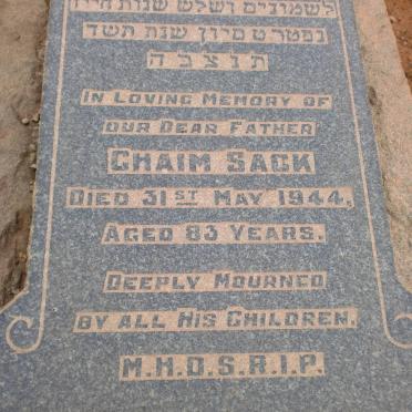 SACK Chaim -1944