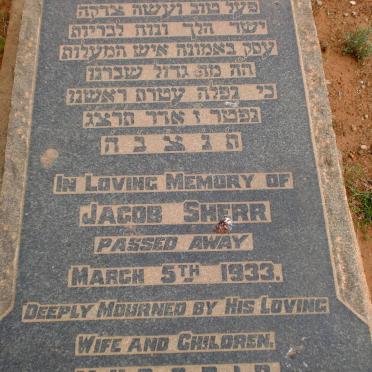 SHERR Jacob -1933