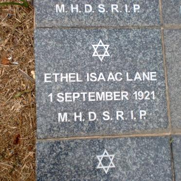 LANE Ethel Isaac -1921