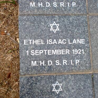 LANE Ethel Isaac -1921