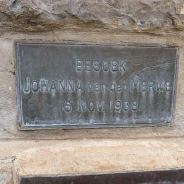 3. Besoek Johanna VAN DER MERWE (Ossewa)