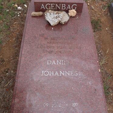 AGENBAG Daniel Johannes 1971-1997