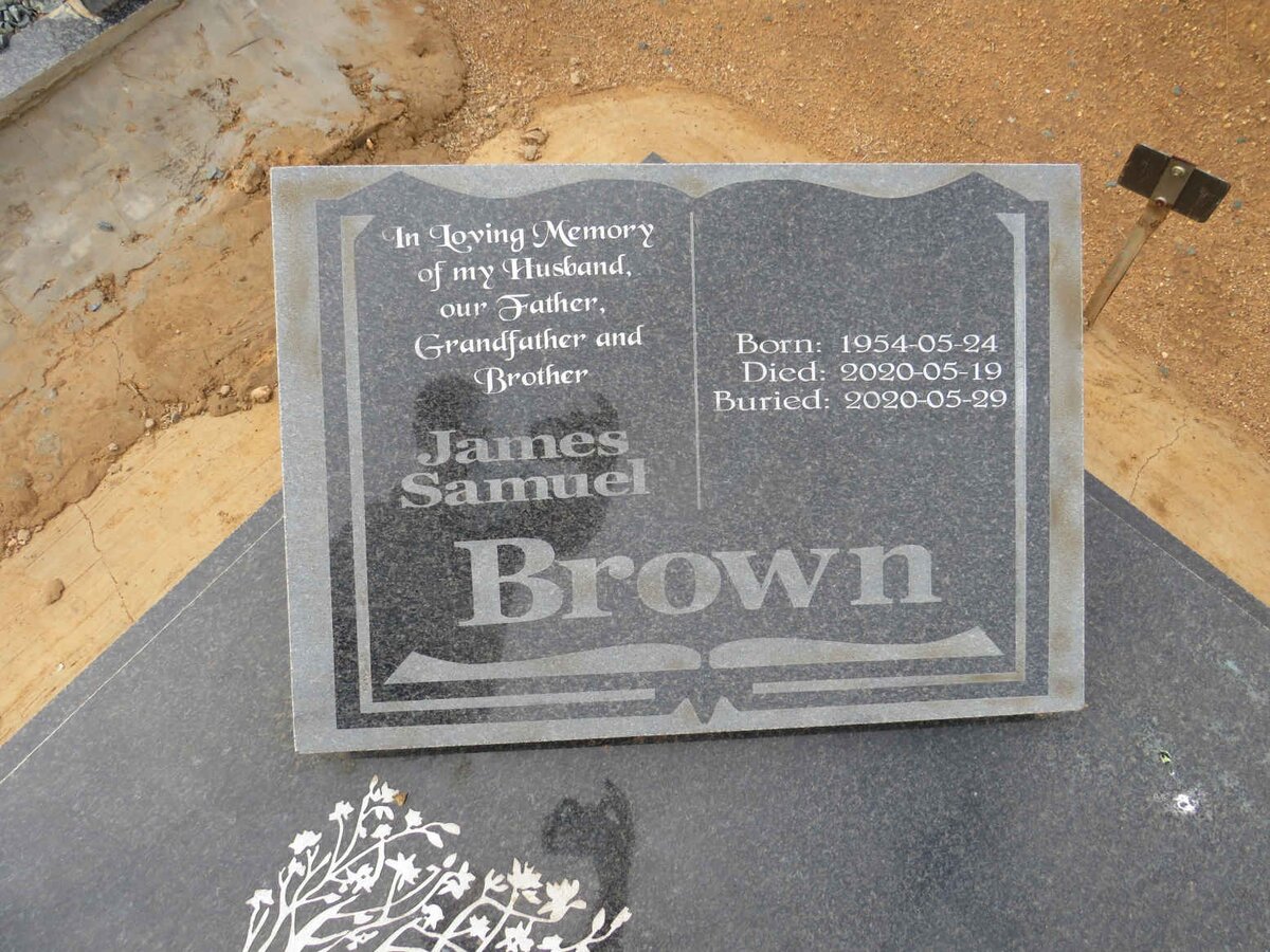 BROWN James Samuel 1954-2020