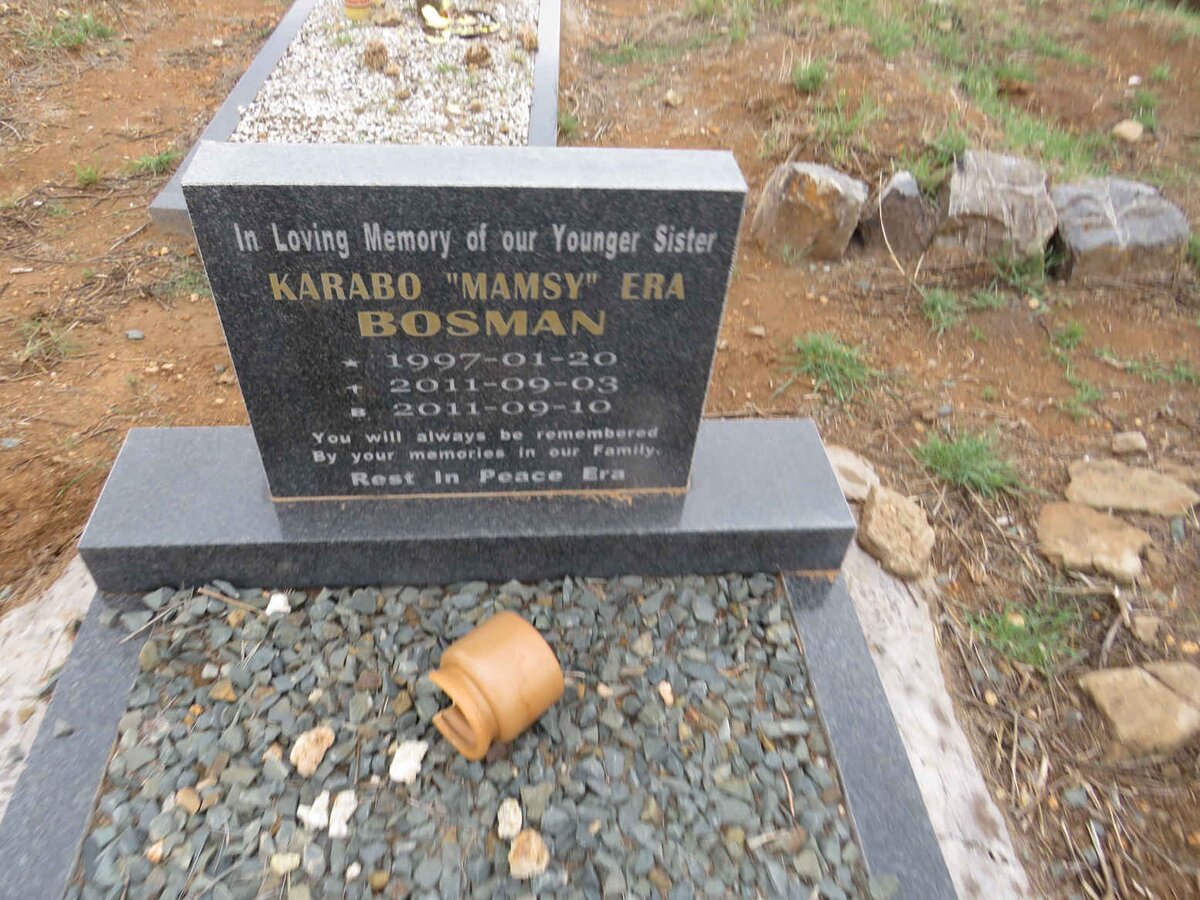 BOSMAN Karabo Era 1997-2011