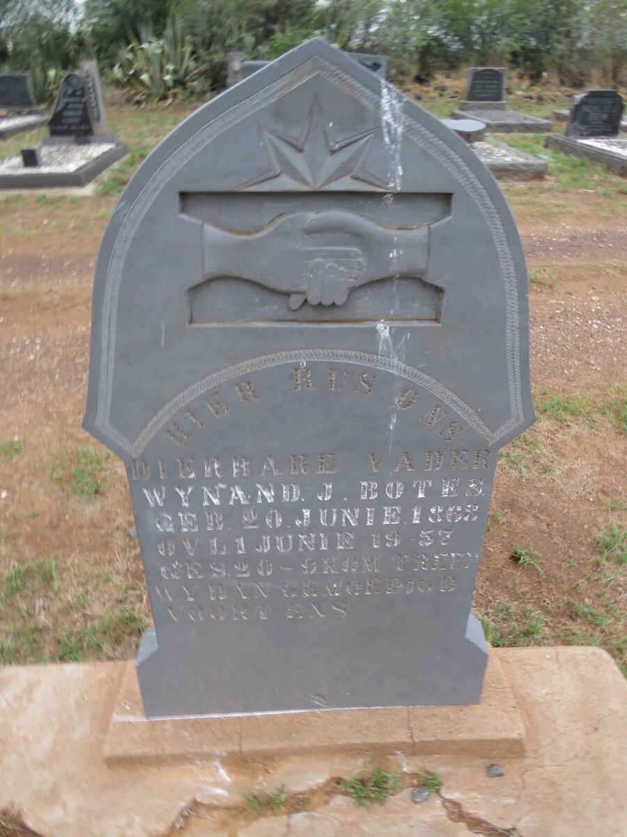 BOTES Wynand J. 1868-1957