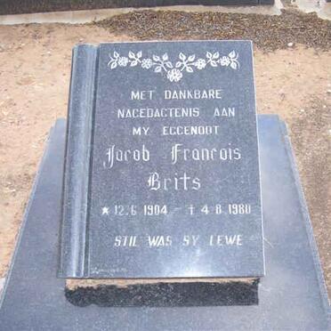 BRITS Jacob Francois 1904-1980