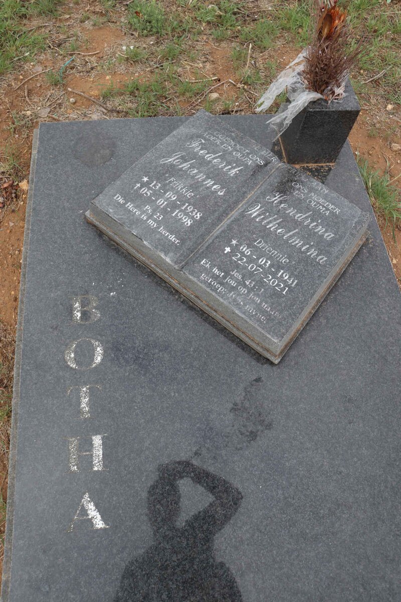 BOTHA Frederik Johannes 1938-1998 & Hendrina Wilhelmina 1941-2021 _1