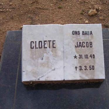 CLOETE Jacob 1949-1950