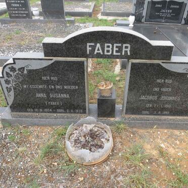 FABER Jacobus Johannes 1910-1999 & Anna Susanna FABER 1924-1978