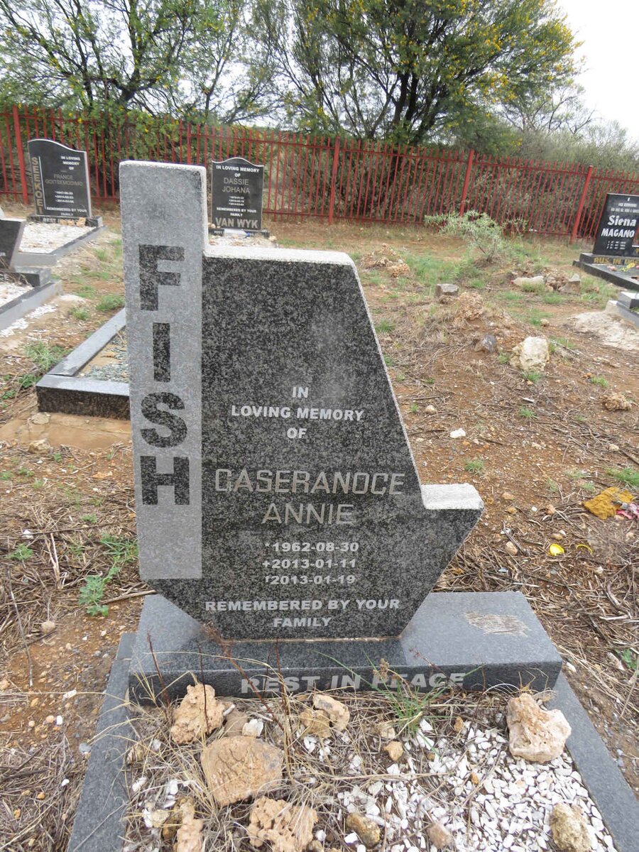 FISH Caseranoce Annie 1962-2013