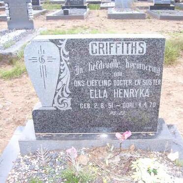 GRIFFITHS Ella Henryka 1951-1970