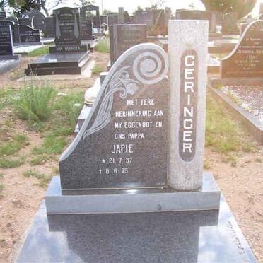 GERINGER Japie 1937-1975