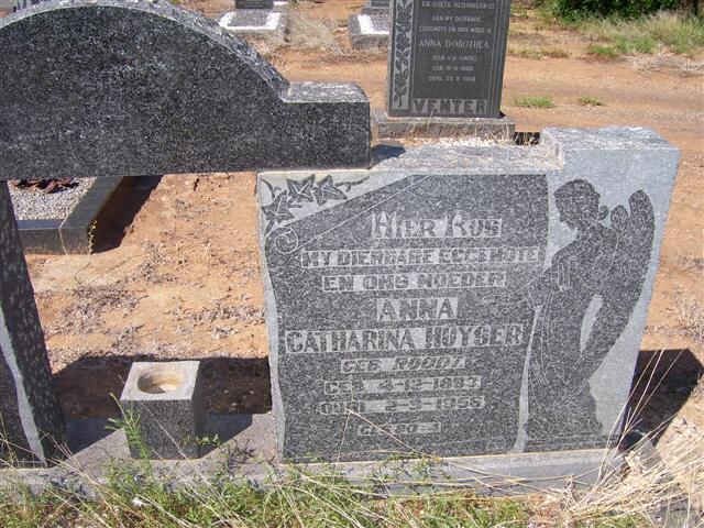 HUYSER Anna Catharina nee ROODT 1883-1956