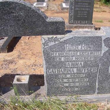 HUYSER Anna Catharina nee ROODT 1883-1956