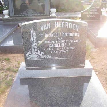 HEERDEN Cornelius F., van 1897-1972