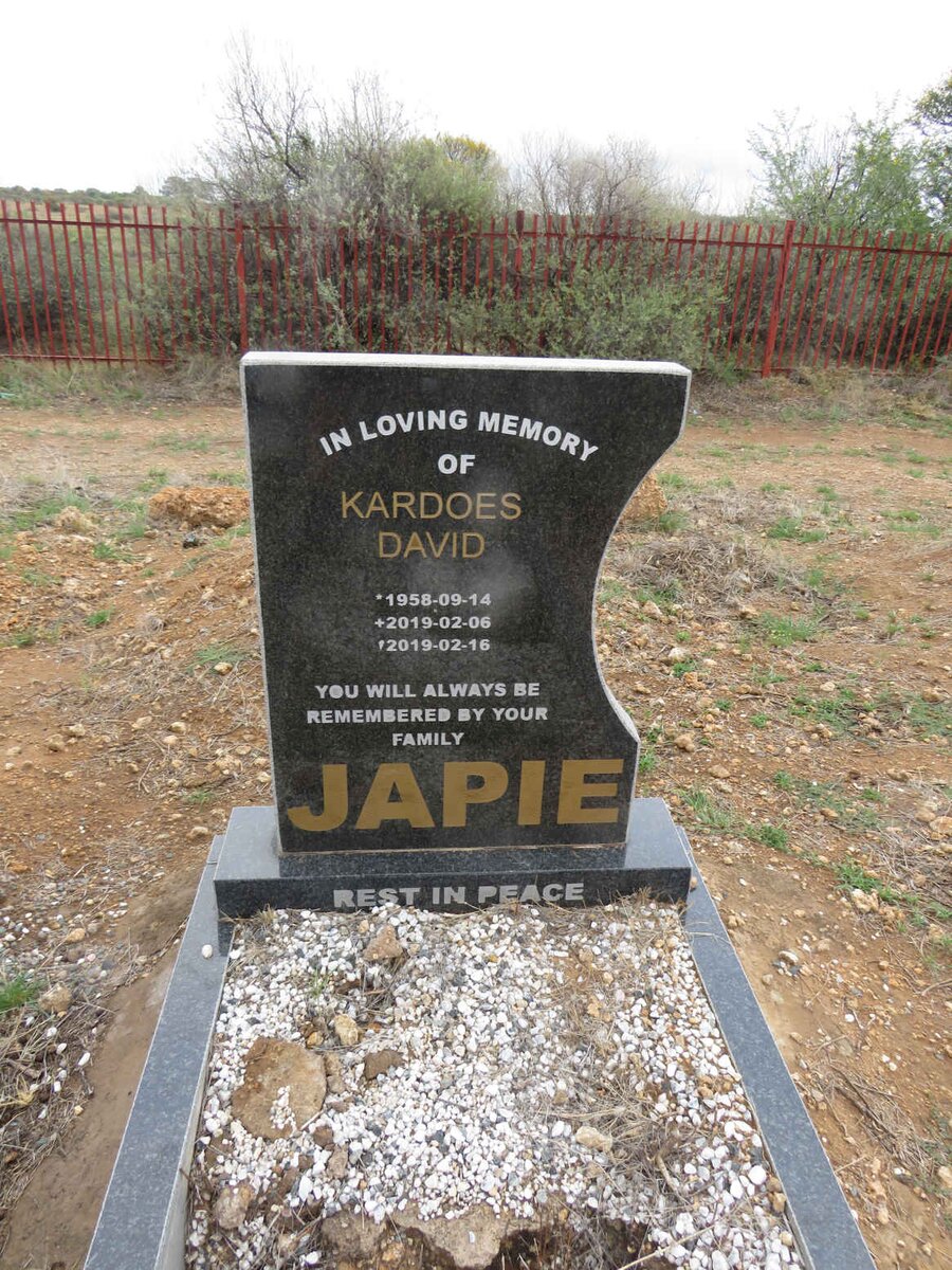 JAPIE Kardoes David 1958-2019