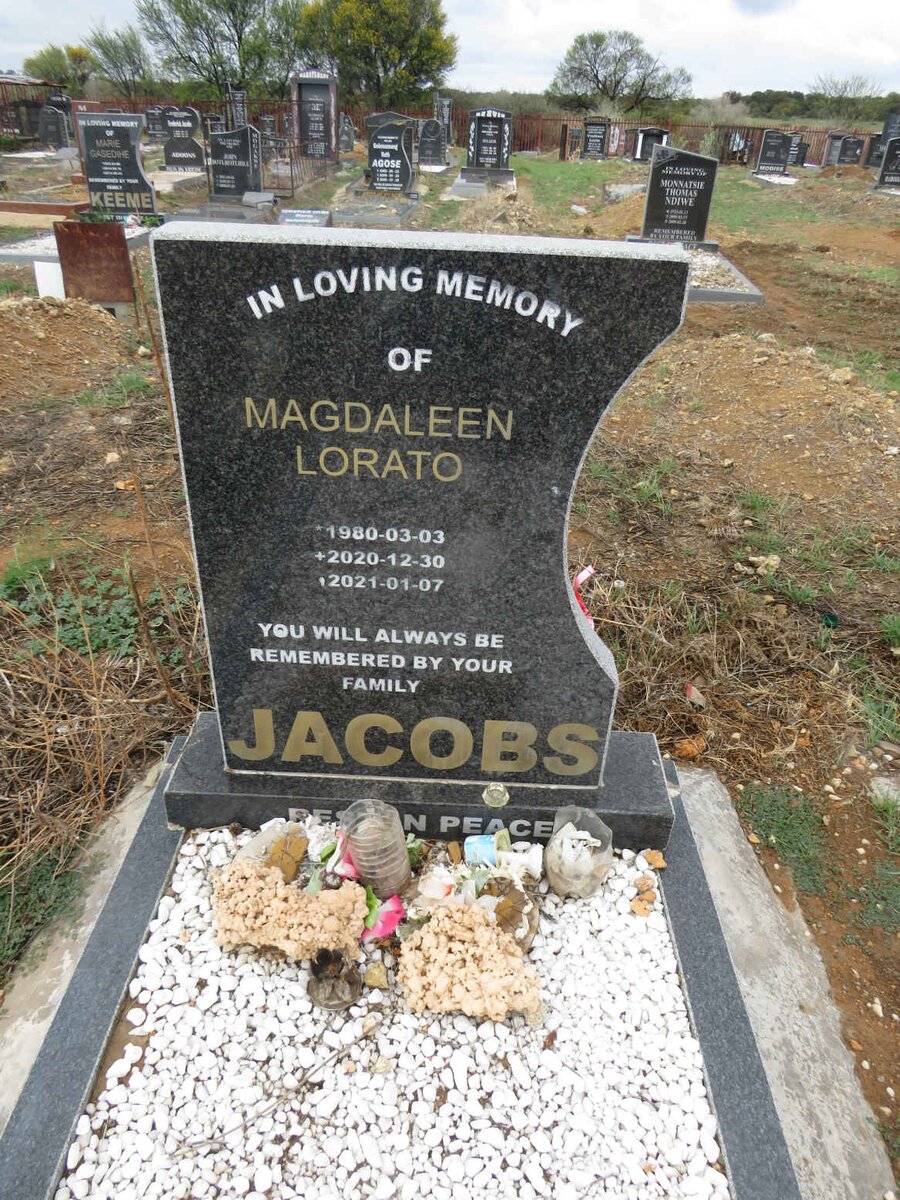 JACOBS Magdaleen Lorato 1980-2020