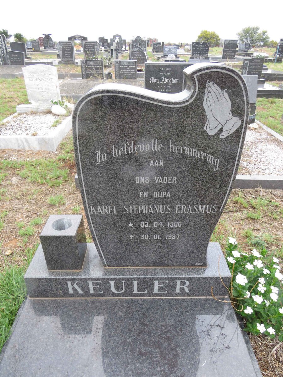 KEULER Karel Stephanus Erasmus 1900-1987