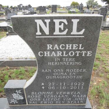 NEL Rachel Charlotte 1922-2011