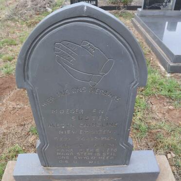 NIEWEHUIZEN Aletta Catholine 1949-1979