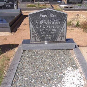 STRYDOM A.A.G. 1892-1982