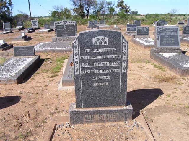 STADEN Johannes W. van 1879-1953