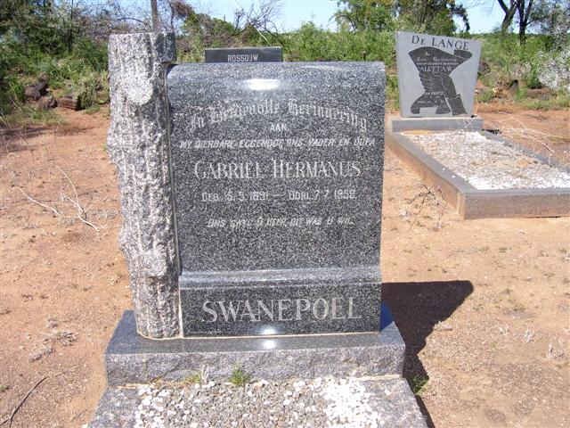 SWANEPOEL Gabriel Hermanus 1891-1959