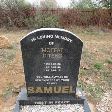 SAMUEL Moffat Diteko 1968-2019