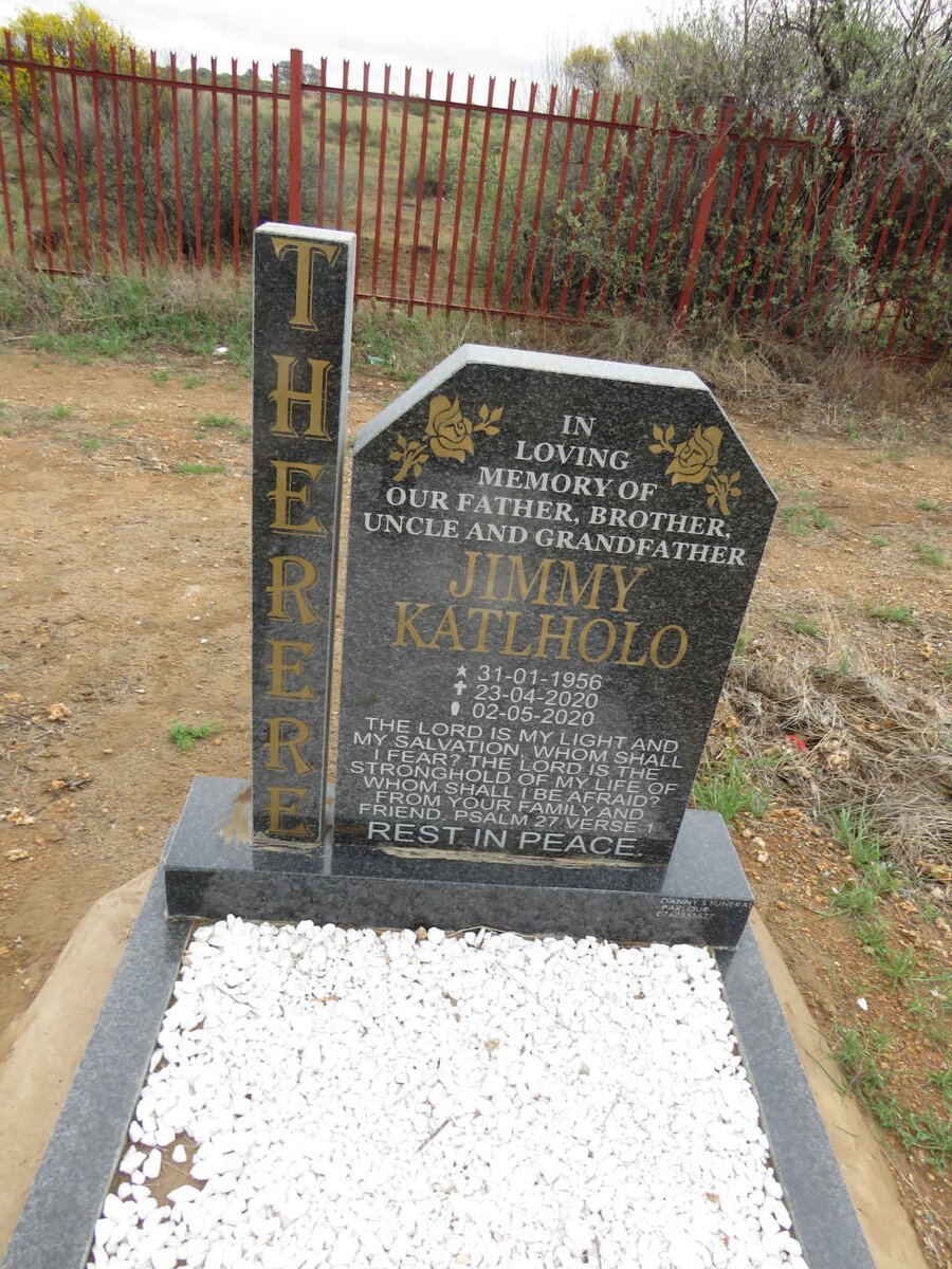 THERERE Jimmy Katlholo 1956-2020