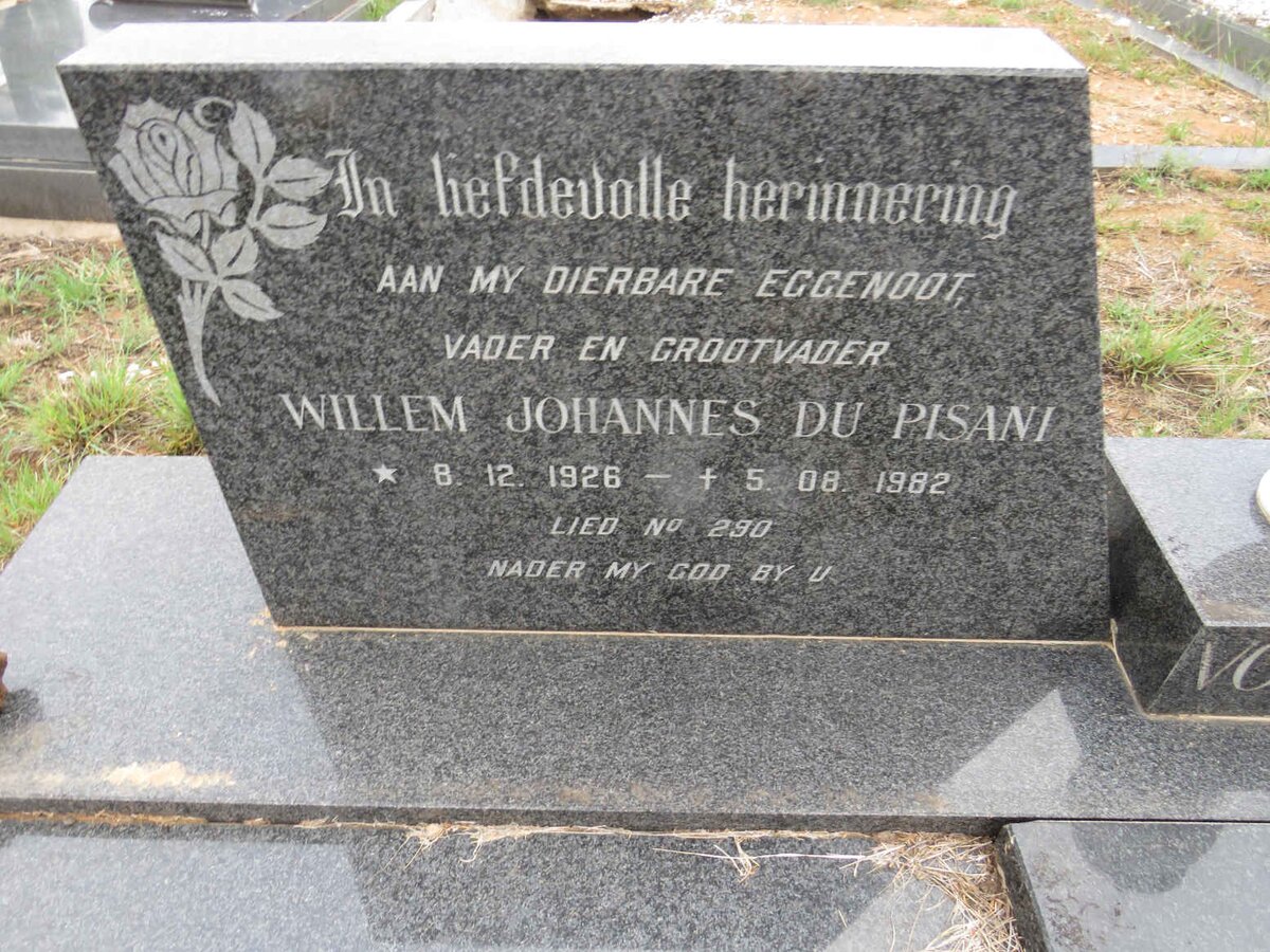 VORSTER Willem Johannes Du Pisani 1926-1982 & Alida Jeanetta Wilhelmina 1930- _2