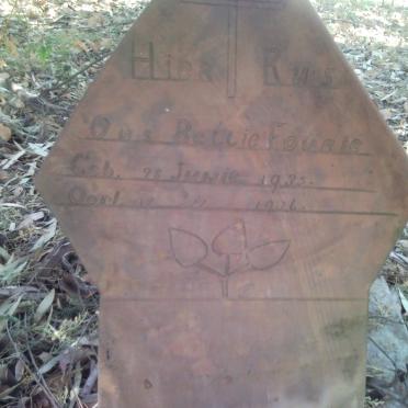 FOURIE Bettie 1935-1936