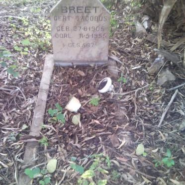 BREET Gert Jacobus 1905-1955