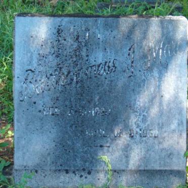 MARÉ Bartholomeus J. 19??-1958