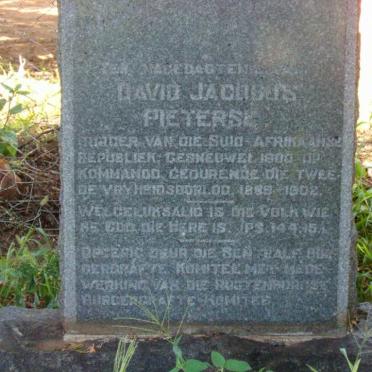 PIETERSE David Jacobus -1900